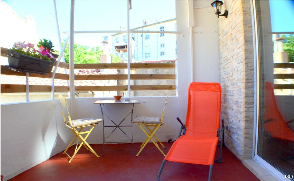 Beziers Studio Terrasse Екстериор снимка