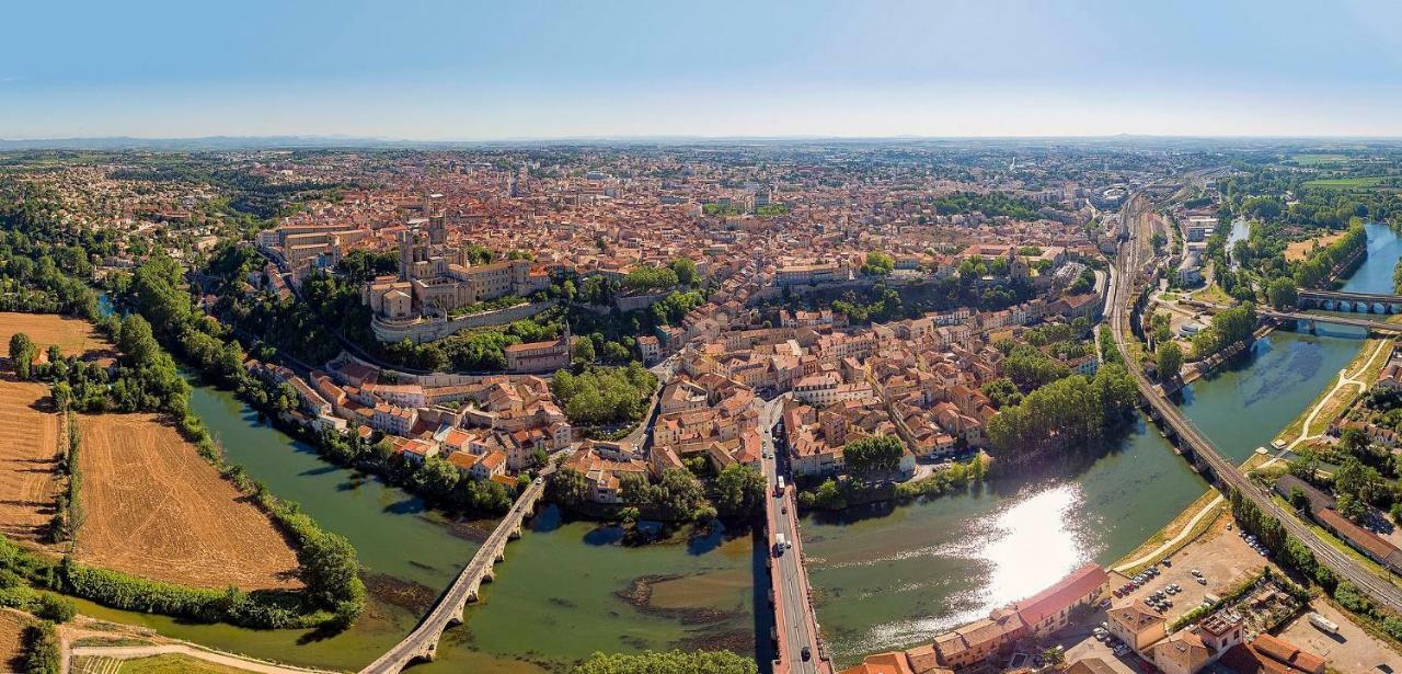Beziers Studio Terrasse Екстериор снимка
