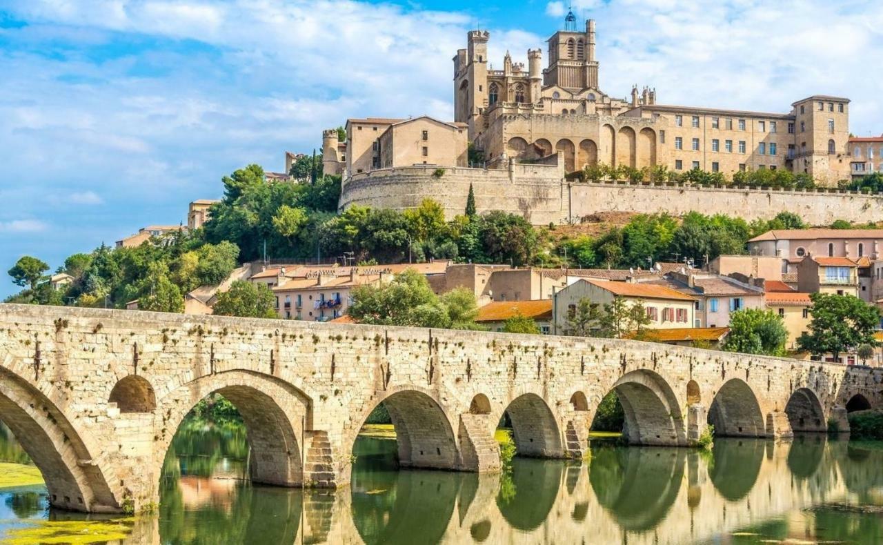 Beziers Studio Terrasse Екстериор снимка