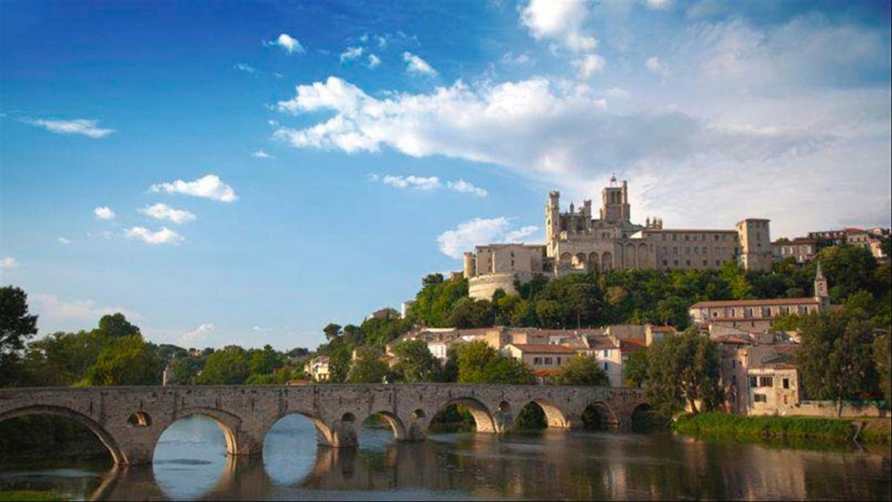 Beziers Studio Terrasse Екстериор снимка
